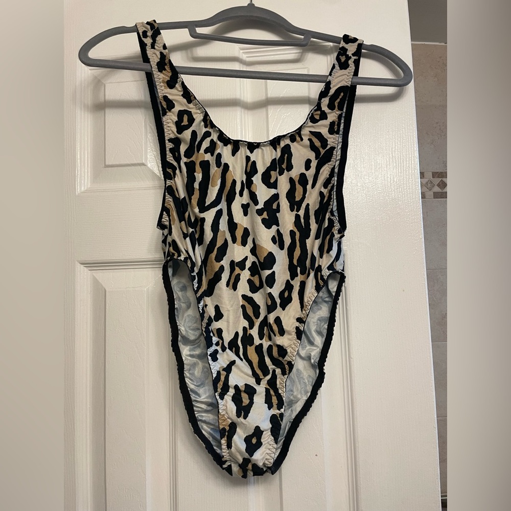 HAH leopard bodysuit